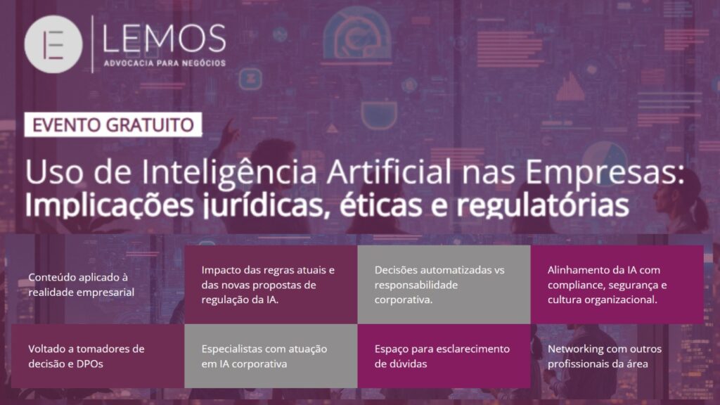 O evento da LEMOS Advocacia ética e regulação em foco