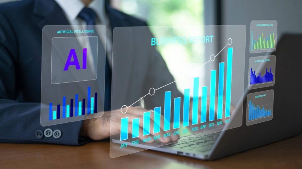 Dashboards inteligentes com IA